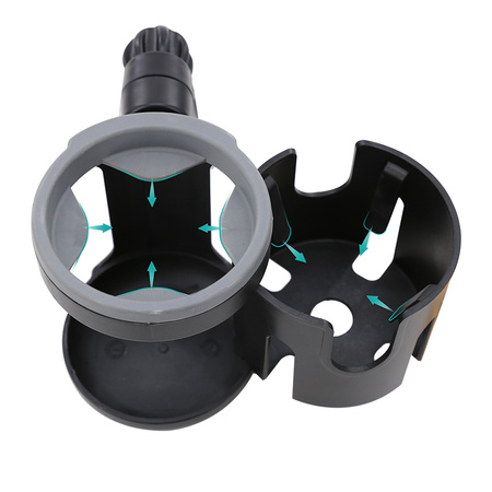 Joybi Podwójny uchwyt 2w1 na kubek do wózka