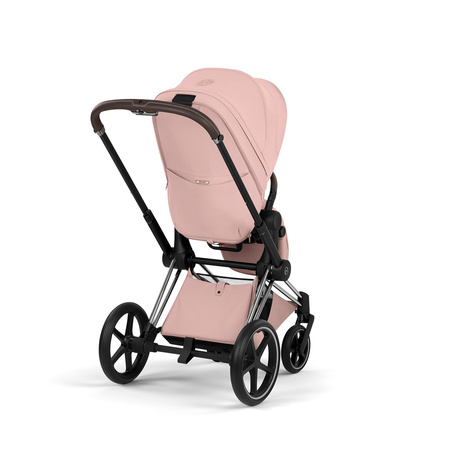 Cybex Priam 5.0 Chrome Brown Peach Pink wózek 2w1 głęboko-spacerowy