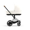Cybex ePriam Chrome Brown OFF WHITE wózek 2w1 głęboko-spacerowy