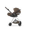 Cybex Mios 4.0 Style Chrome Brown Coconut Brown zestaw 3w1 z fotelikiem Cloud T i-Size