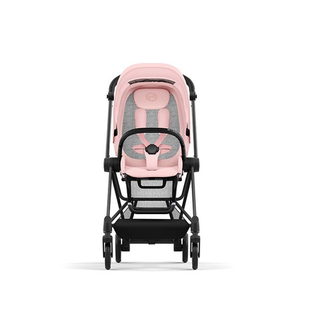 Cybex Mios Matt Black Peach Pink wózek spacerowy