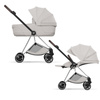 Cybex Mios 4.0 Style Chrome Brown City Gry zestaw 3w1 z fotelikiem Cloud T i-Size