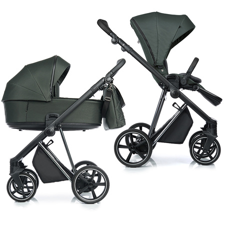 Roan IVI 2.0 Black Forest zestaw 3 w 1 z fotelikiem Cybex Cloud T