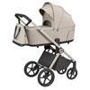 Carrello Ultra F Polar Beige wózek dziecięcy 2w1 ze składaną gondolą