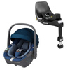 Roan IVI 2.0 Mystic Blue Rosegold zestaw 4 w 1 z fotelikiem Maxi Cosi Pebble 360 i bazą isofix