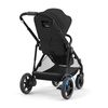 Cybex e-Gazelle S Moon Black zestaw spacerowy z dodatkowym siedziskiem