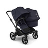 Bugaboo Donkey6 Duo Black/Deep Indigo wózek 2w1 dla dwójki dzieci w różnym wieku