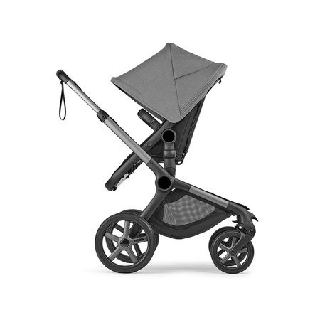 Bugaboo Fox 5 Renew Graphite/Black Haritage/Moon Grey wózek 2w1 głęboko-spacerowy