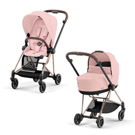 Cybex Mios Rosegold Peach Pink wózek głęboko-spacerowy 2w1 