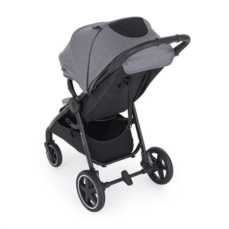 Petite&Mars Royal 3 Ultimate Grey stelaż Black wózek spacerowy