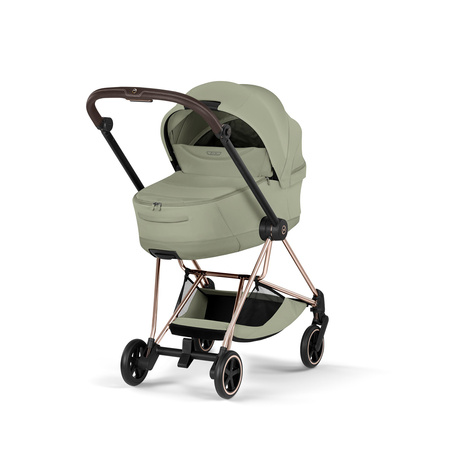 Cybex Mios 4.0 Style Rosegold Sage Green zestaw 3w1 z fotelikiem Cloud T i-Size