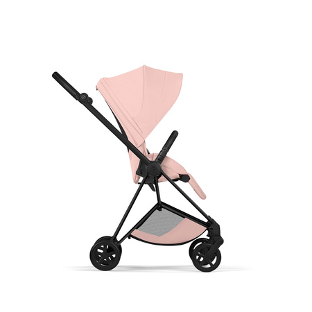 Cybex Mios 4.0 Style Matt Black Peach Pink zestaw 3w1 z fotelikiem Cloud T i-Size