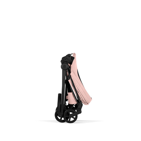 Cybex Mios 4.0 Style Matt Black Peach Pink zestaw 3w1 z fotelikiem Cloud T i-Size