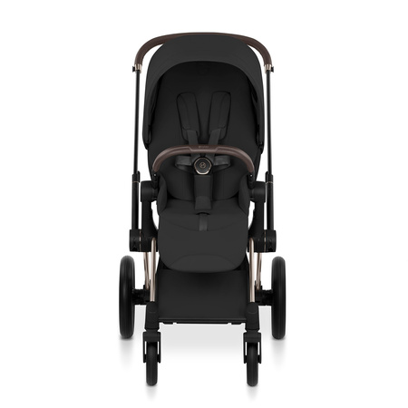 Cybex Priam 5.0 Champagne Gold Sepia Black wózek 2w1 głęboko-spacerowy