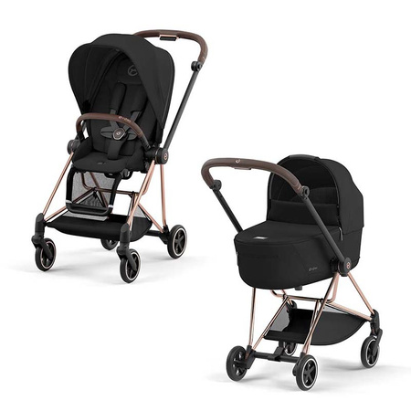 Cybex Mios Rosegold Sepia Black wózek głęboko-spacerowy 2w1 