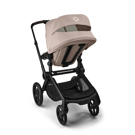Bugaboo Fox 5 Renew Komplet Black/Desert Taupe Melange wózek 2w1 głęboko-spacerowy