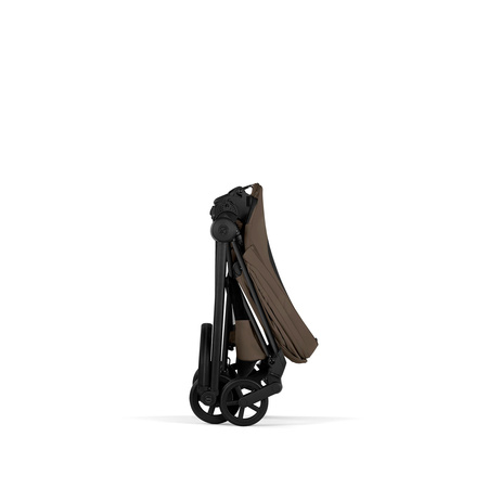 Cybex Mios 4.0 Style Matt Black Coconut Brown zestaw 3w1 z fotelikiem Cloud T i-Size