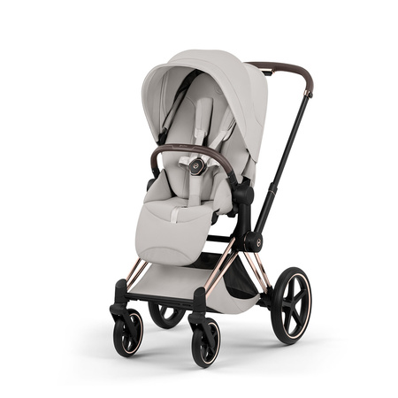 Cybex Priam 5.0 Rosegold City Grey zestaw 3w1 z fotelikiem Cloud T i-Size