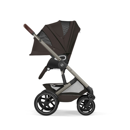 Cybex Talos S Lux 2026 ze składaną gondolą wózek 2w1 głęboko-spacerowy Chocolate Brown