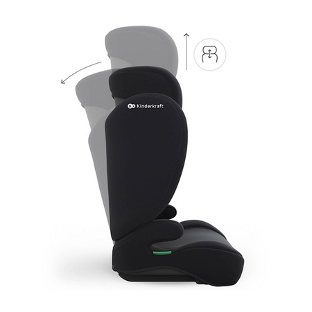 Kinderkraft I-Spark 2 Plus Czarny fotelik samochodowy 100-150 cm