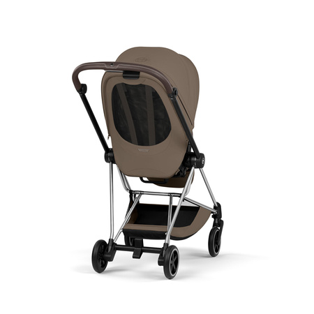 Cybex Mios 4.0 Style Chrome Brown Coconut Brown zestaw 3w1 z fotelikiem Cloud T i-Size