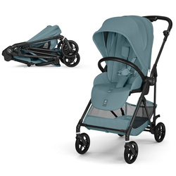 Cybex Melio Carbon Stormy Blue wózek spacerowy