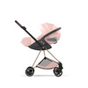 Cybex Mios 4.0 Style Rosegold Peach Pink zestaw 3w1 z fotelikiem Cloud T i-Size