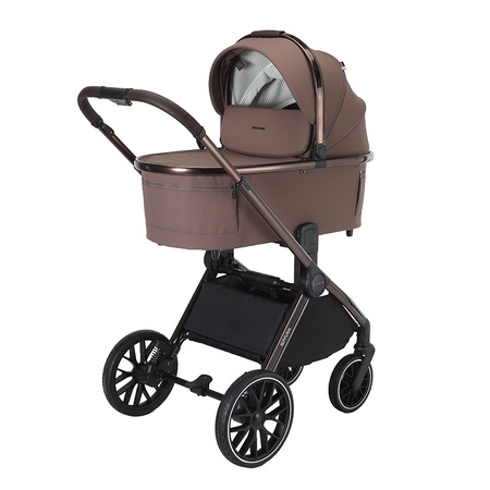 Adamex Spark Chocolate Truffle wózek 2w1 głęboko-spacerowy