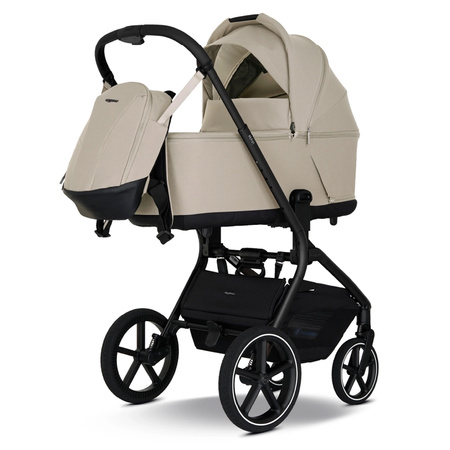 My Junior Wózek Mavi Sandstone Beige zestaw 3w1 z fotelikiem Cybex Cloud G3 Plus