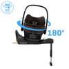 Maxi Cosi Pebble Slide Pro Espresso Brown Fotelik samochodowy z Bazą