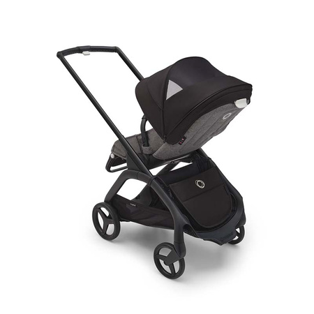 Bugaboo Dragonfly wózek spacerowy rama Black/Grey Melange-Midnight Black