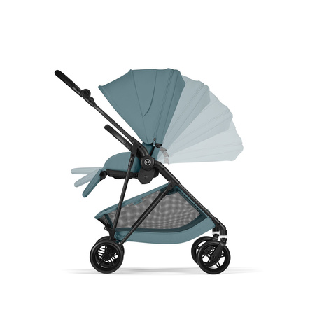 Cybex Melio Carbon Stormy Blue wózek spacerowy