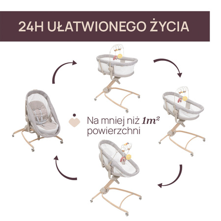 Chicco Baby Hug Armonia 4w1 Scandinavian łóżeczko wilofunkcyjne