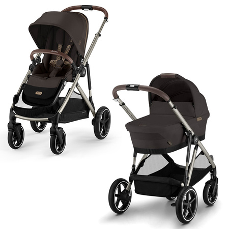Cybex Gazelle S Chocolate Brown wózek głęboko-spacerowy 2w1 