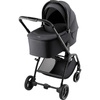 Britax Romer Rio Style Carbon Black zestaw 4w1 z fotelikiem Baby-Safe Pro i Bazą