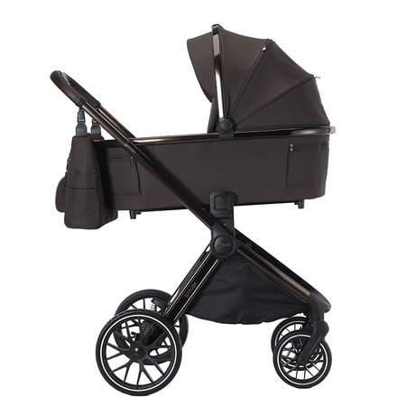 Adamex Spark Chocolate Fango wózek 2w1 głęboko-spacerowy