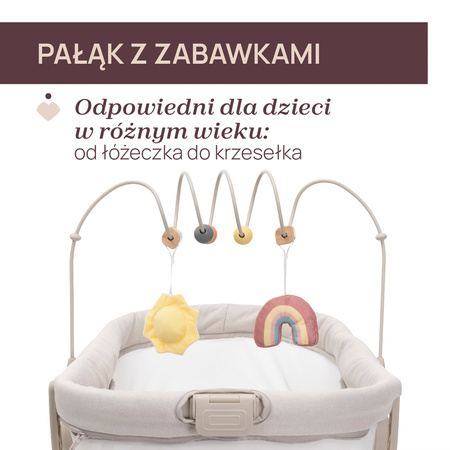 Chicco Baby Hug Armonia 4w1 Mother Pearl łóżeczko wilofunkcyjne