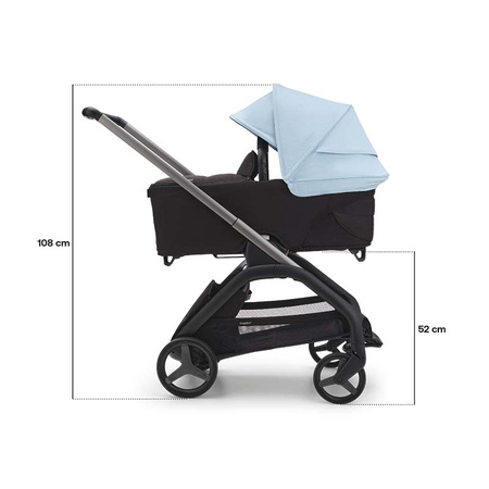Bugaboo Dragonfly Komplet Black/Desert Taupe wózek spacerowy
