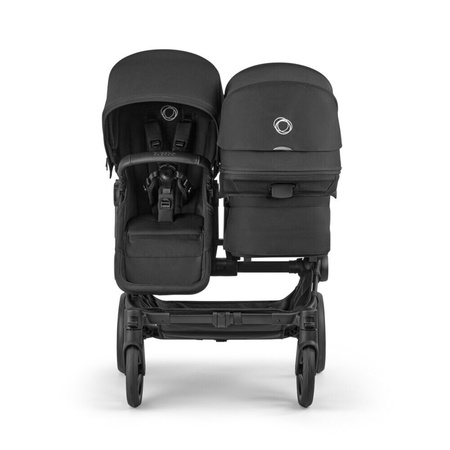 Bugaboo Donkey6 Duo Black/Heritage Black wózek 2w1 dla dwójki dzieci w różnym wieku