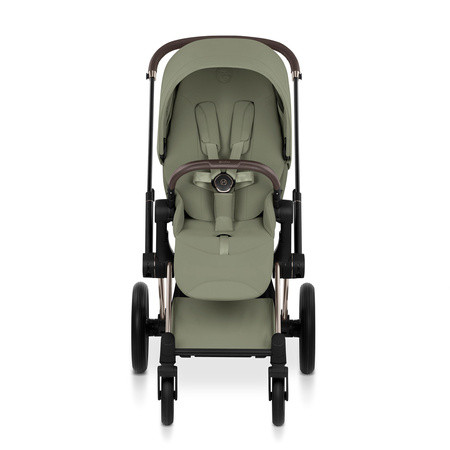 Cybex Priam 5.0 Champagne Gold Sage Green wózek 2w1 głęboko-spacerowy