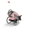 Cybex Zeno Bike Silver Pink wielofunkcyjna przyczepka rowerowa