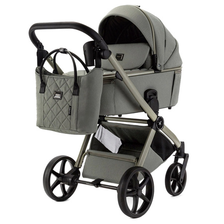 Adamex Alfa Natura Salvia wózek 2w1 głęboko-spacerowy