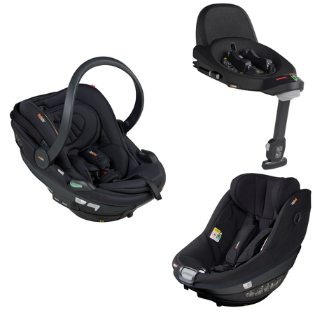 BeSafe Beyond 2 Black Soft Breaze zestaw modułowy z bazą Beyond