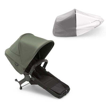 Bugaboo Donkey 5 zestaw Duo Komplet Midnight Black-Forest Green