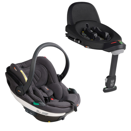 BeSafe BeSafe Go Beyond Dark Grey Melange fotelik z bazą Beyond zestaw 40-87 cm