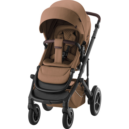Britax Romer Smile 5Z Lux Warm Caramel zestaw 4w1 z fotelikiem Baby-Safe Pro Warm Caramel i bazą Vario 5Z