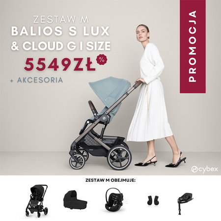 Cybex Balios S Zestaw M Stone Grey