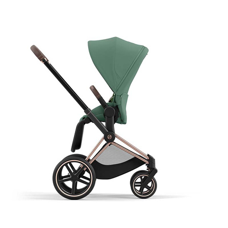 Cybex Priam 4.0 Leaf Green zestaw 3w1 z fotelikiem Cloud T Plus