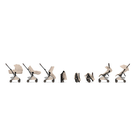Cybex Coya 2 Style Champagne Gold Cozy Beige wózek 2w1 głęboko-spacerowy