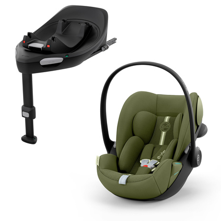 Cybex Cloud G3 Moss Green fotelik z bazą G3 zestaw 0-13 kg